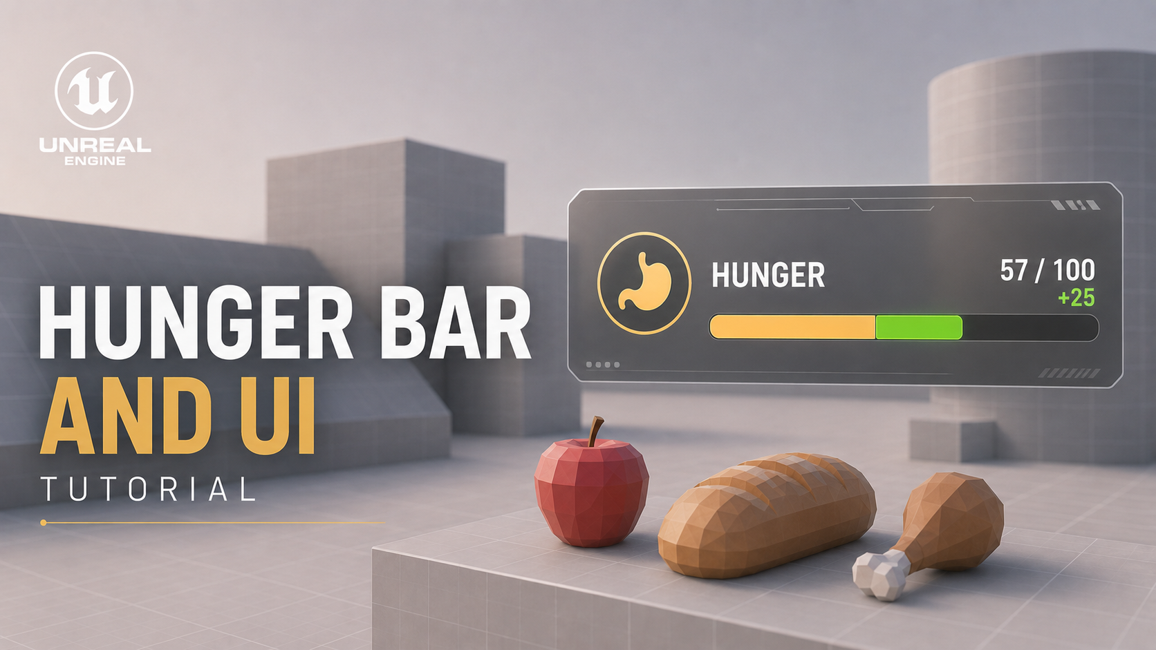 Hunger Bar & UI Tutorial