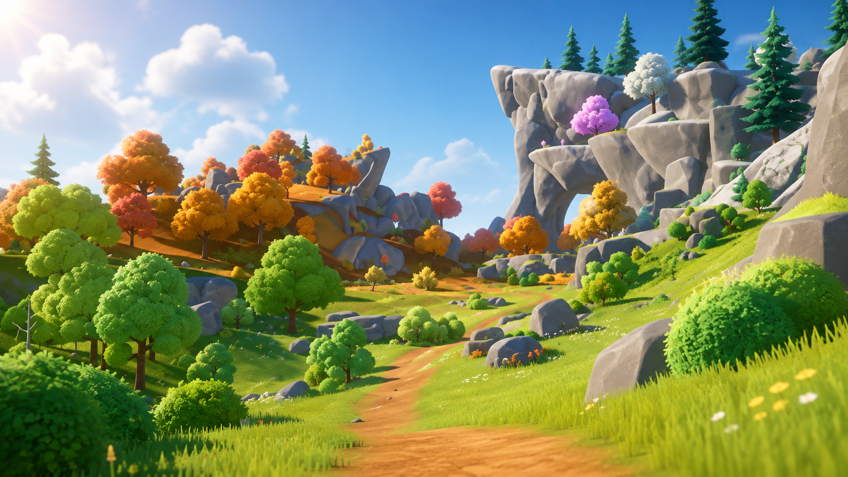 Stylized Environment — Seasons & Biomes